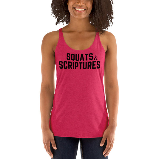 Squats & Scriptures Women's Racerback Tank