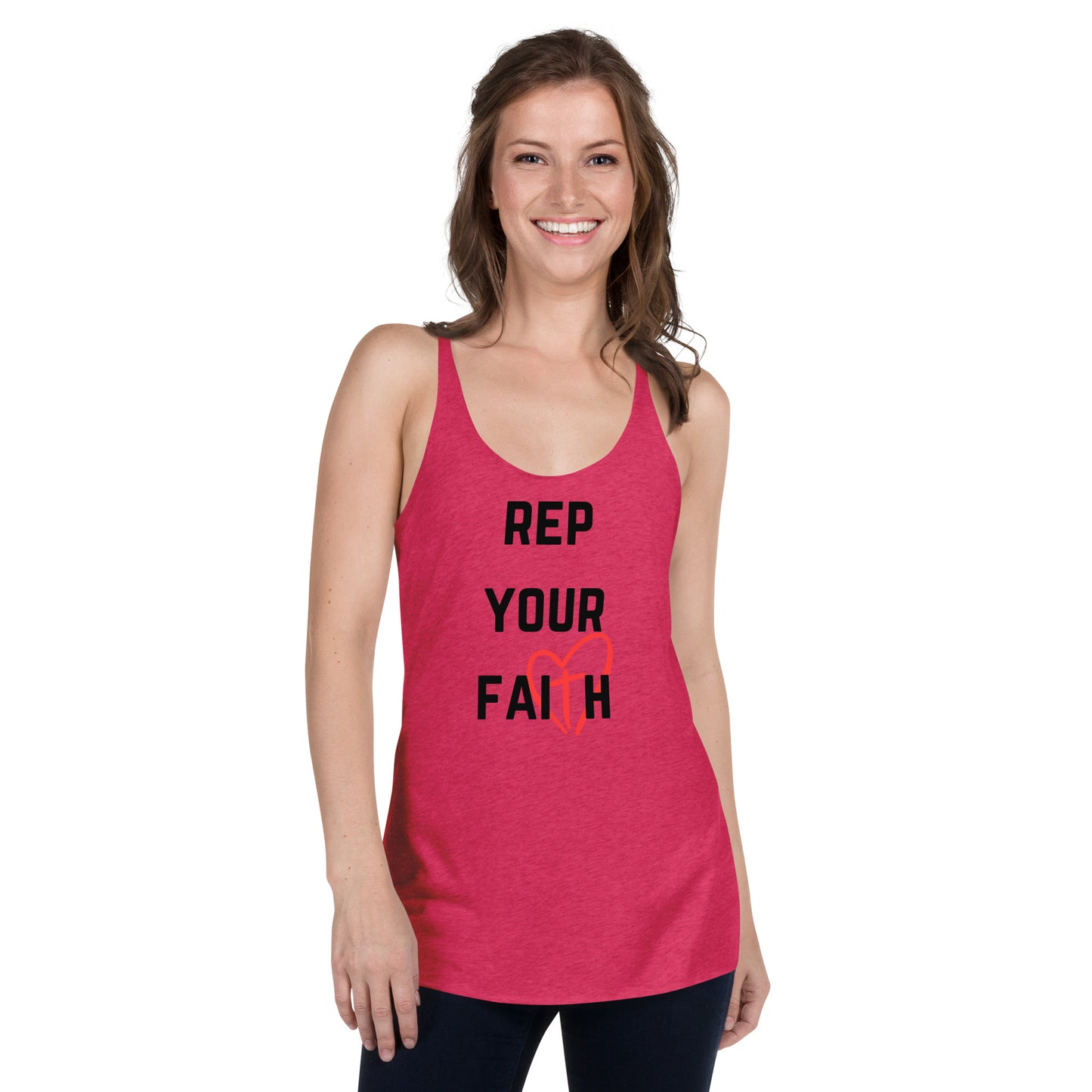 Rep Your Faith Women's Racerback Tank