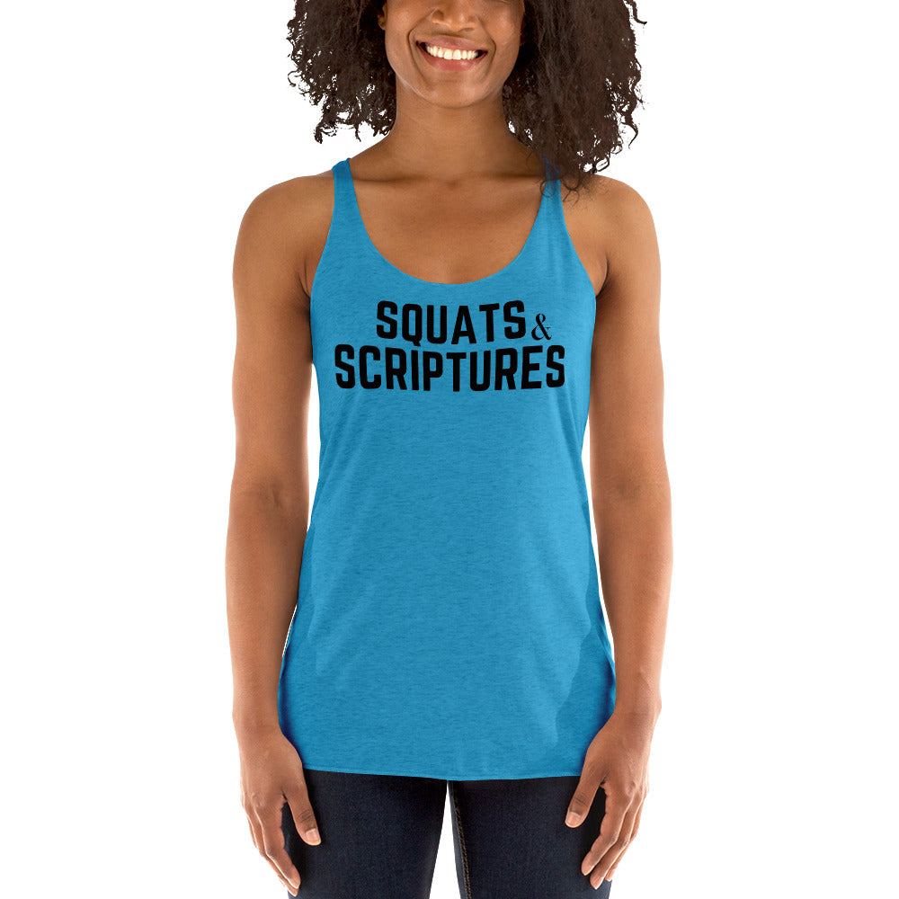 Squats & Scriptures Women's Racerback Tank