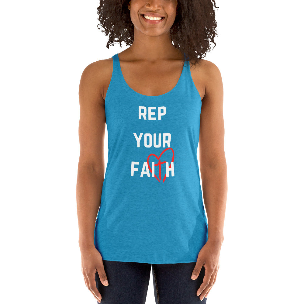 Rep Your Faith Women's Racerback Tank