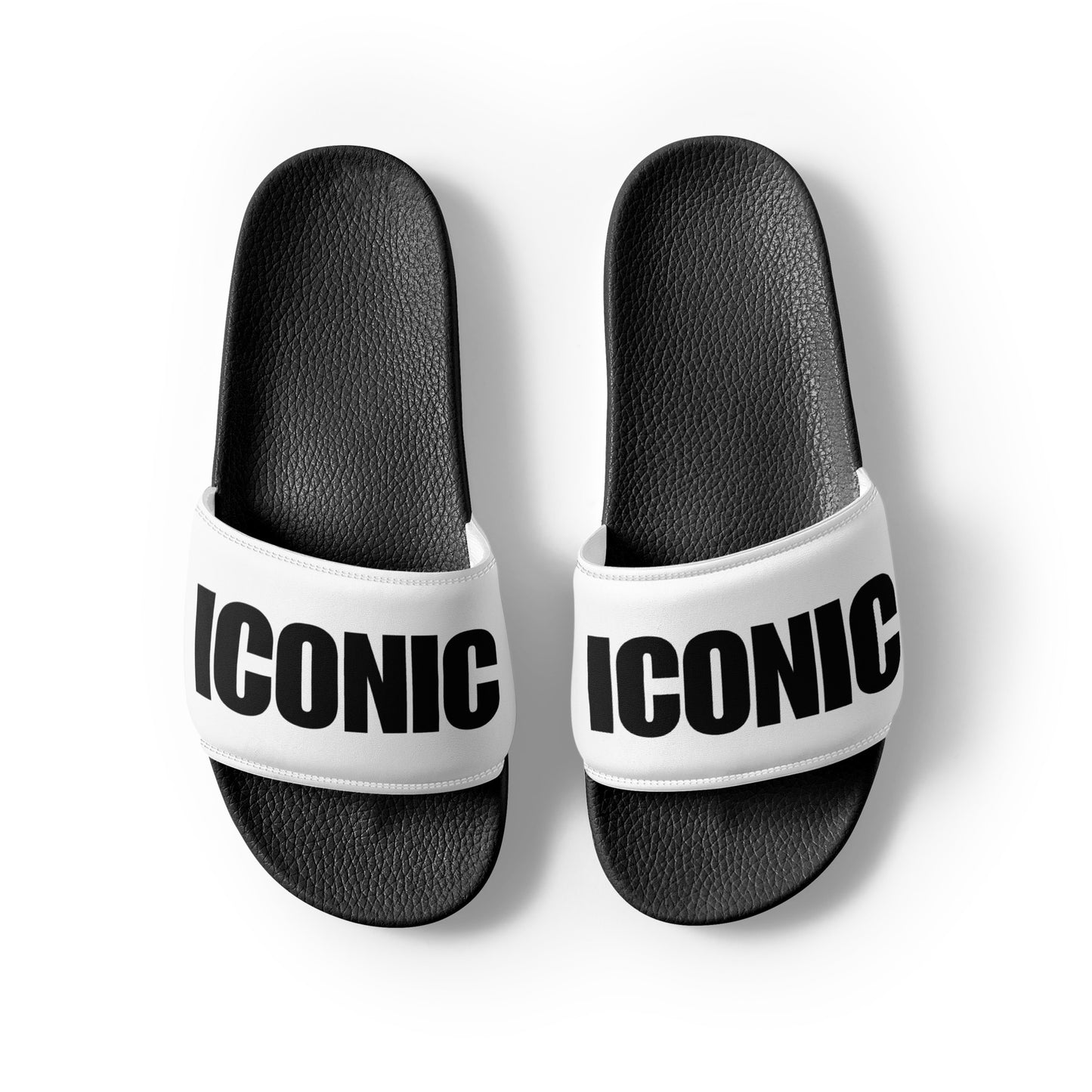 ICONIC Women's Slides (Black Logo)