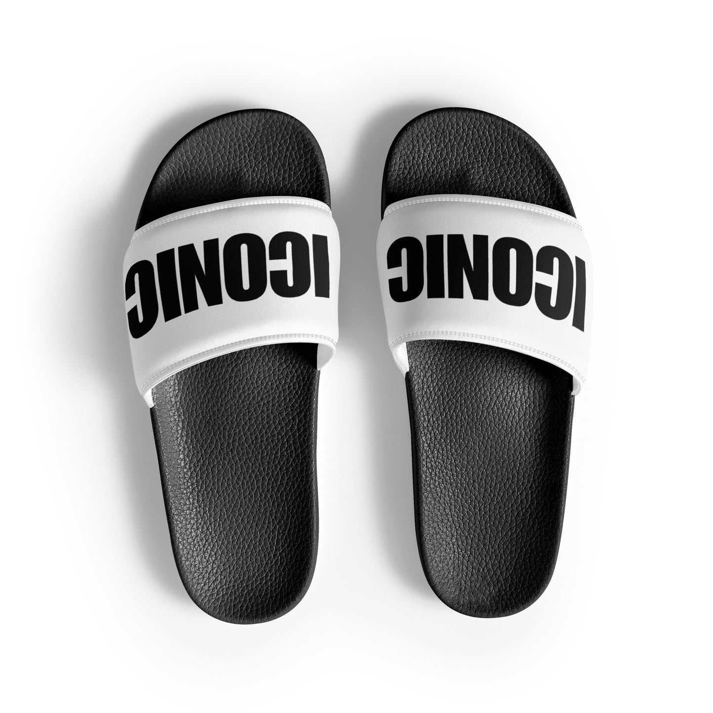 ICONIC Women's Slides (Black Logo)