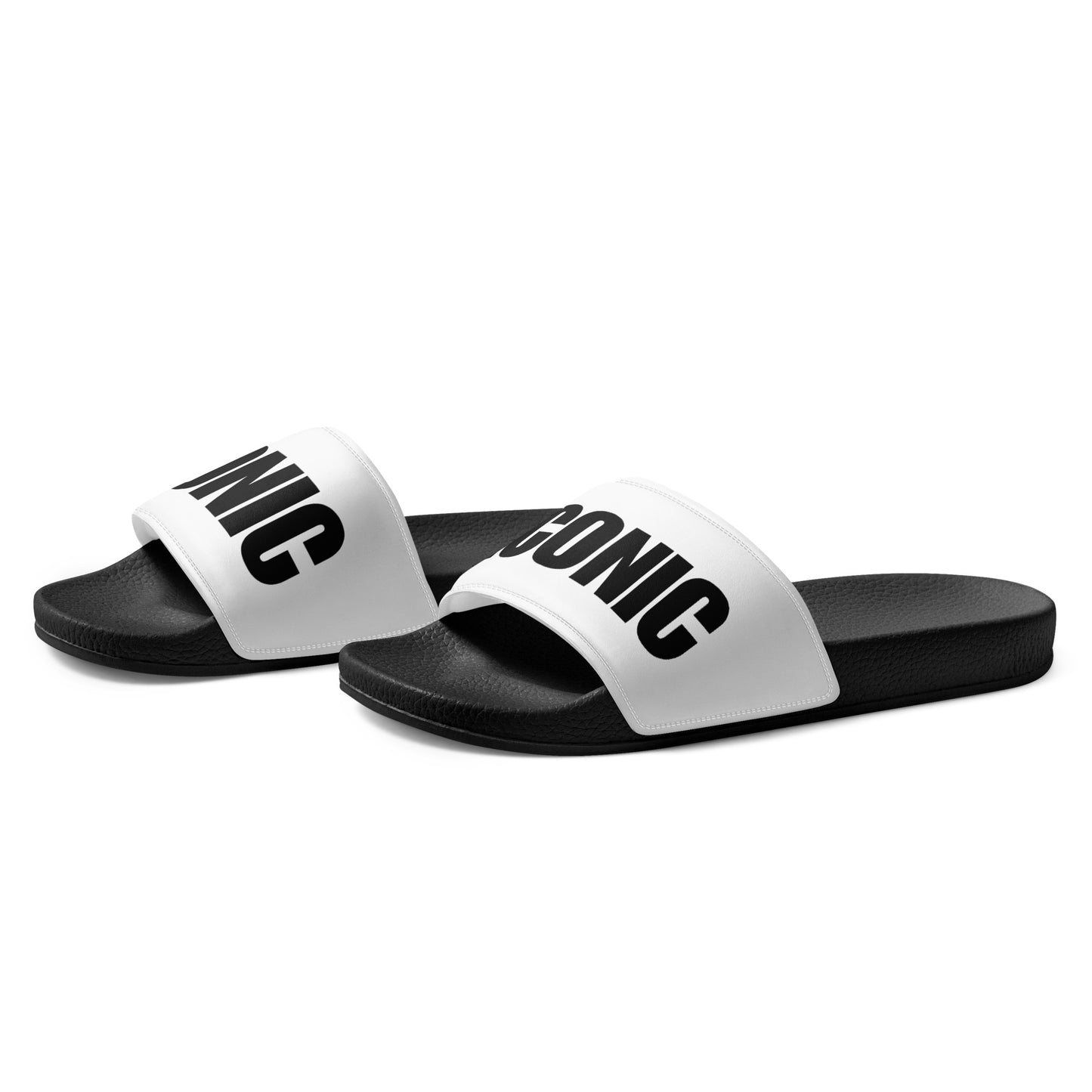 ICONIC Women's Slides (Black Logo)