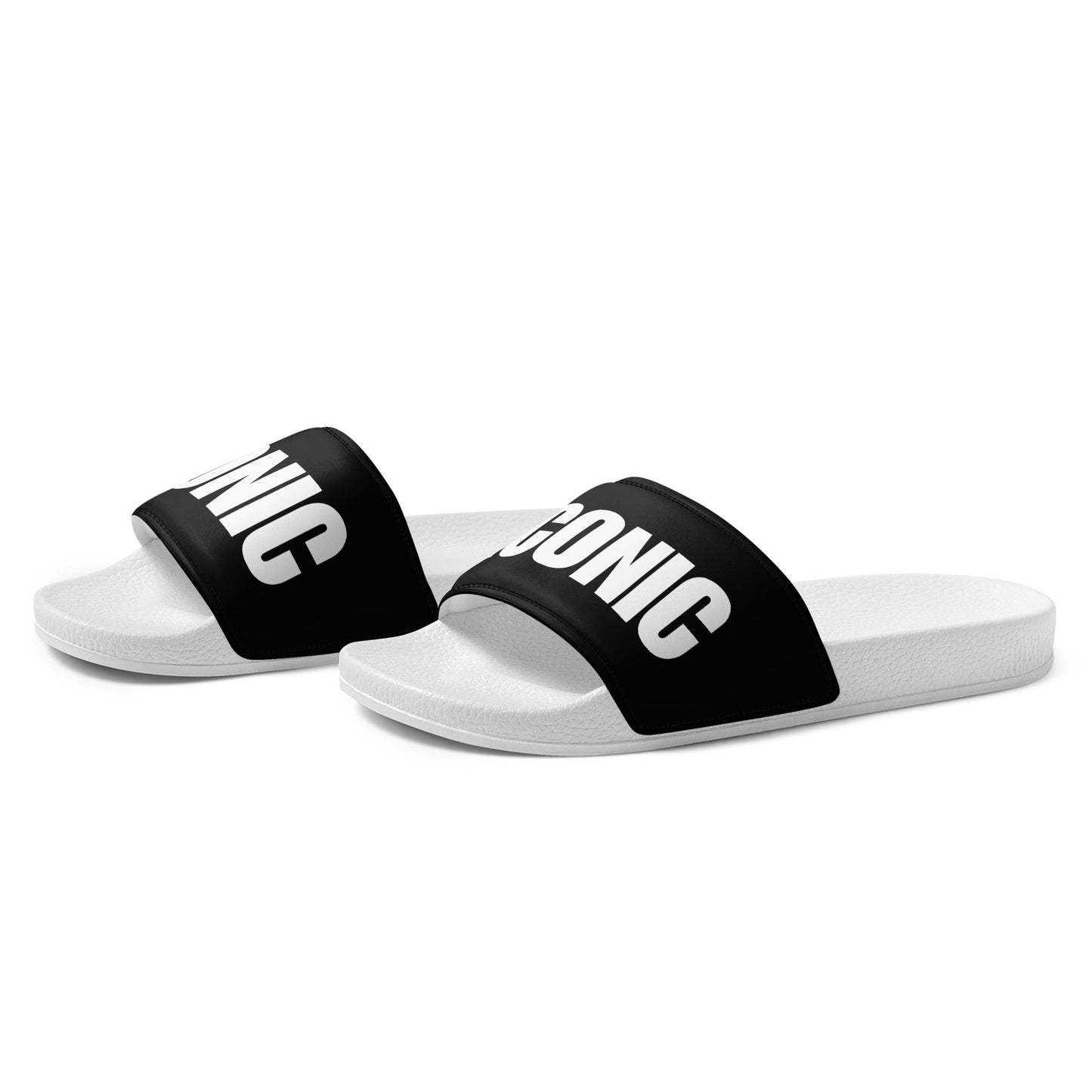 ICONIC Women's Slides (White Logo)