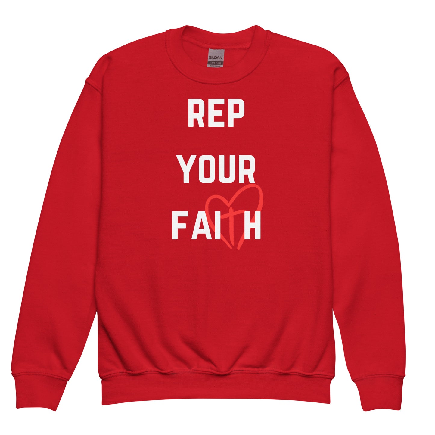 Rep Your Faith Youth crewneck sweatshirt