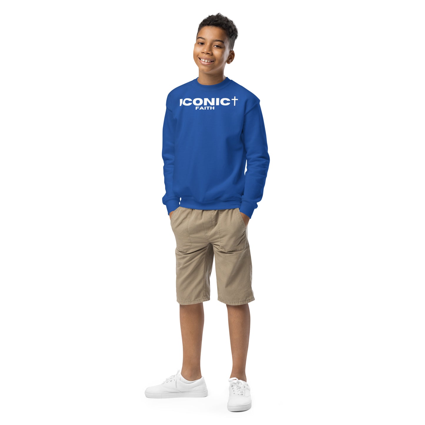 ICONIC Faith Youth crewneck sweatshirt