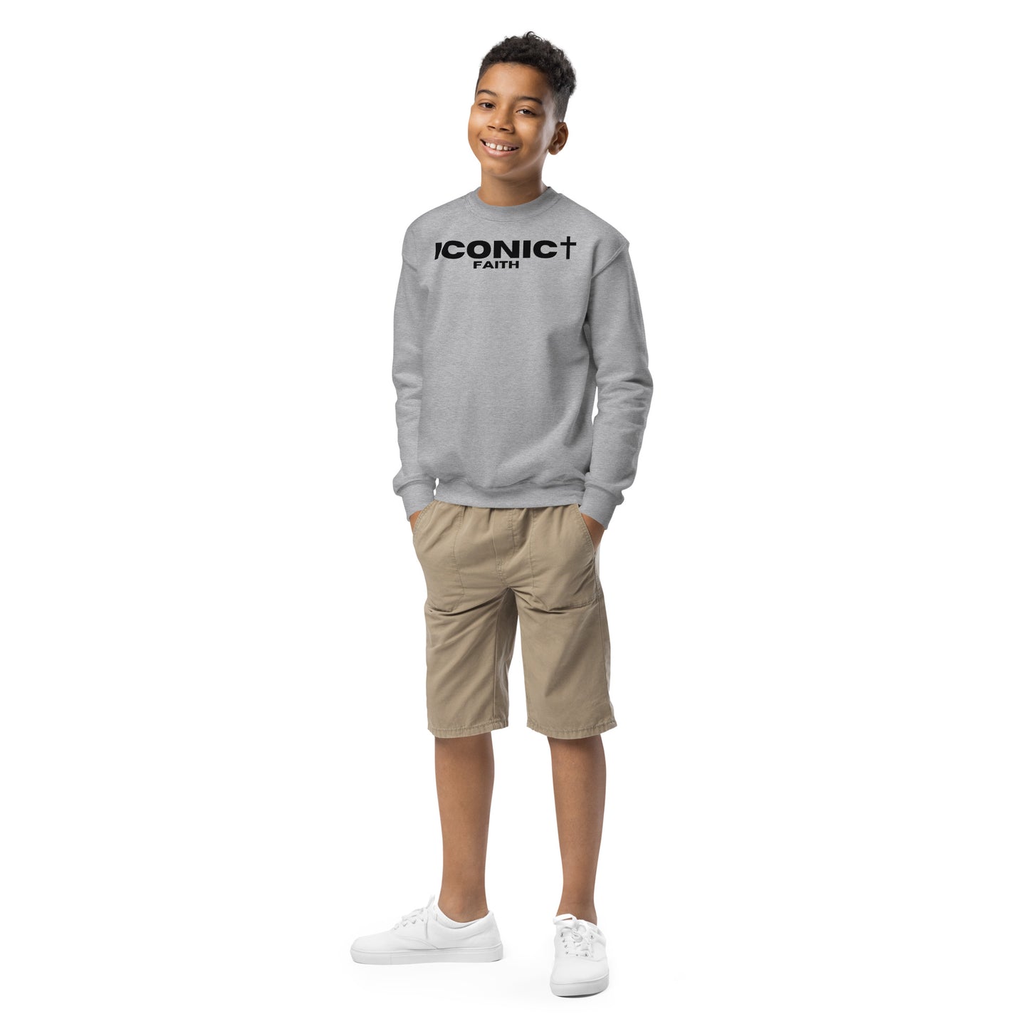 ICONIC Faith Youth crewneck sweatshirt