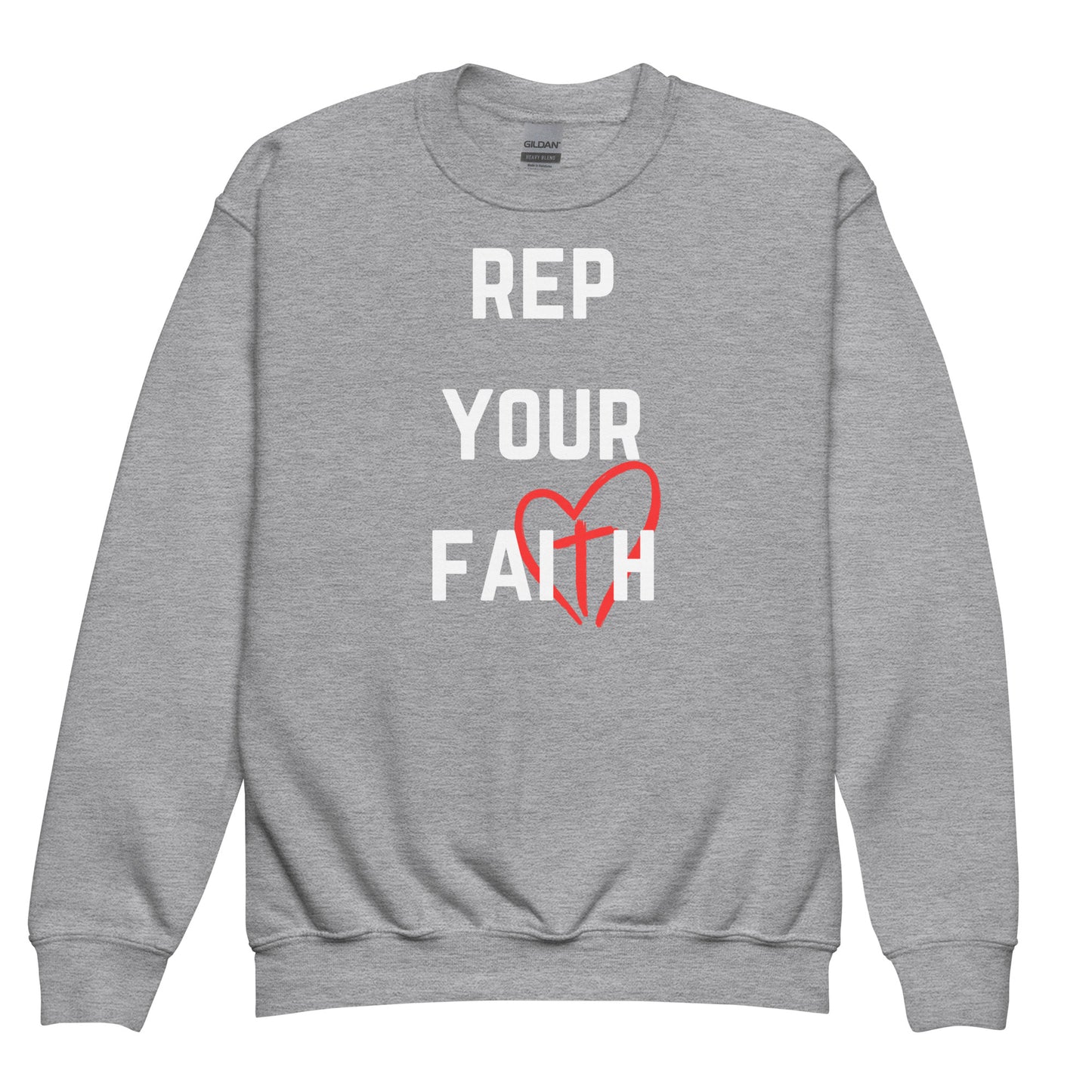 Rep Your Faith Youth crewneck sweatshirt