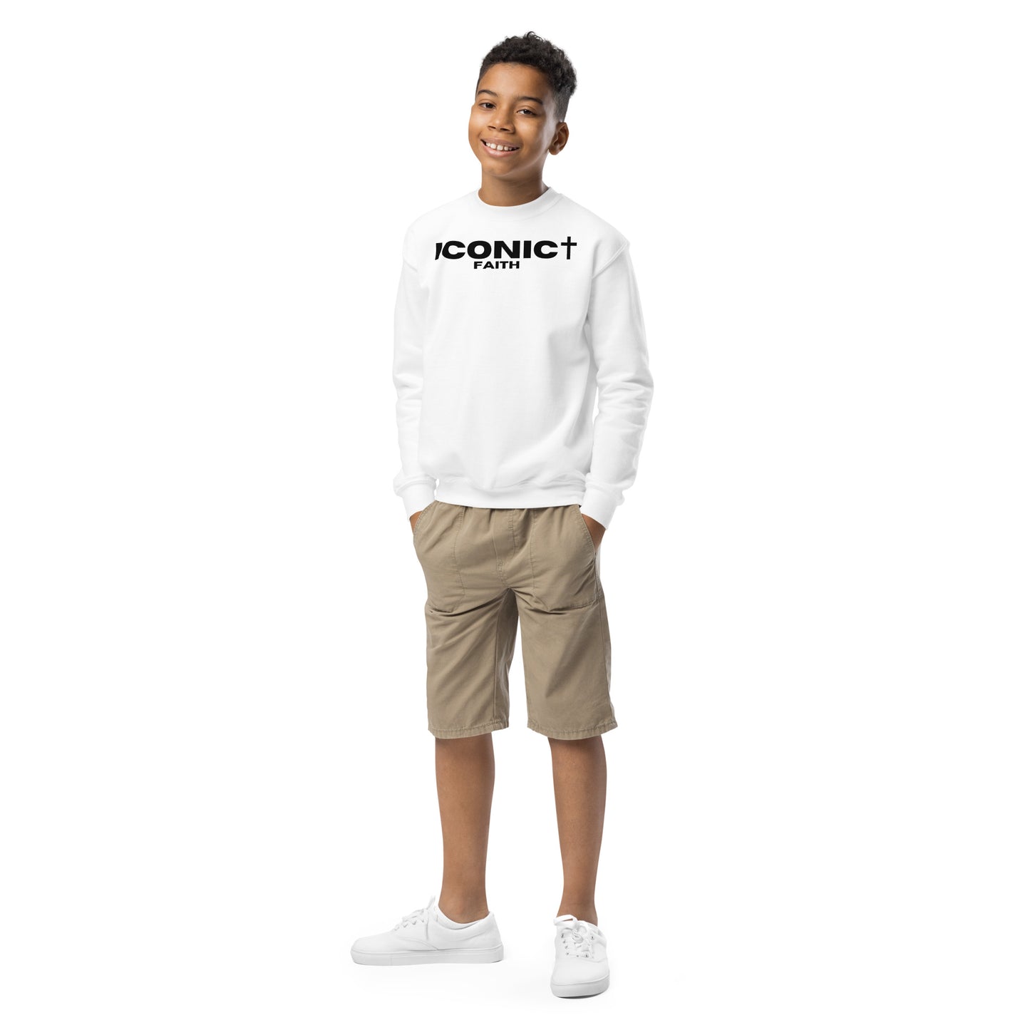 ICONIC Faith Youth crewneck sweatshirt