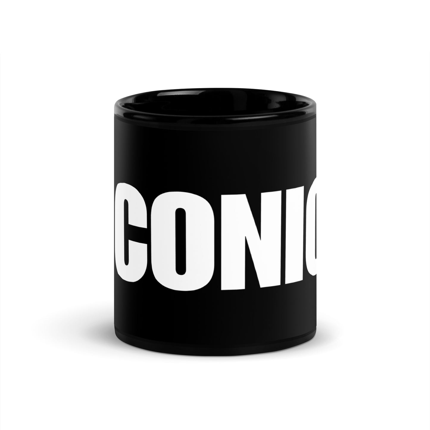 ICONIC Black Glossy Mug