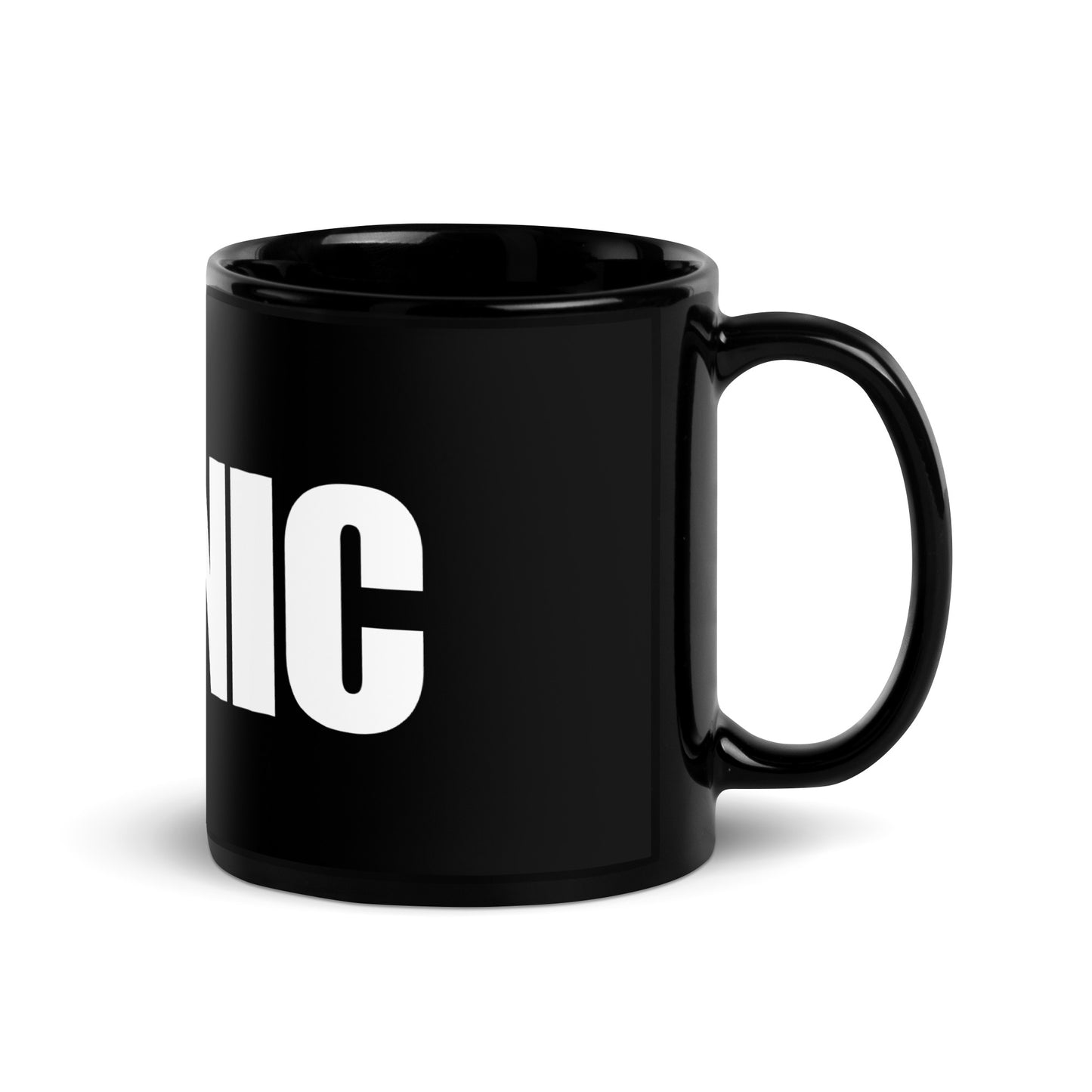 ICONIC Black Glossy Mug