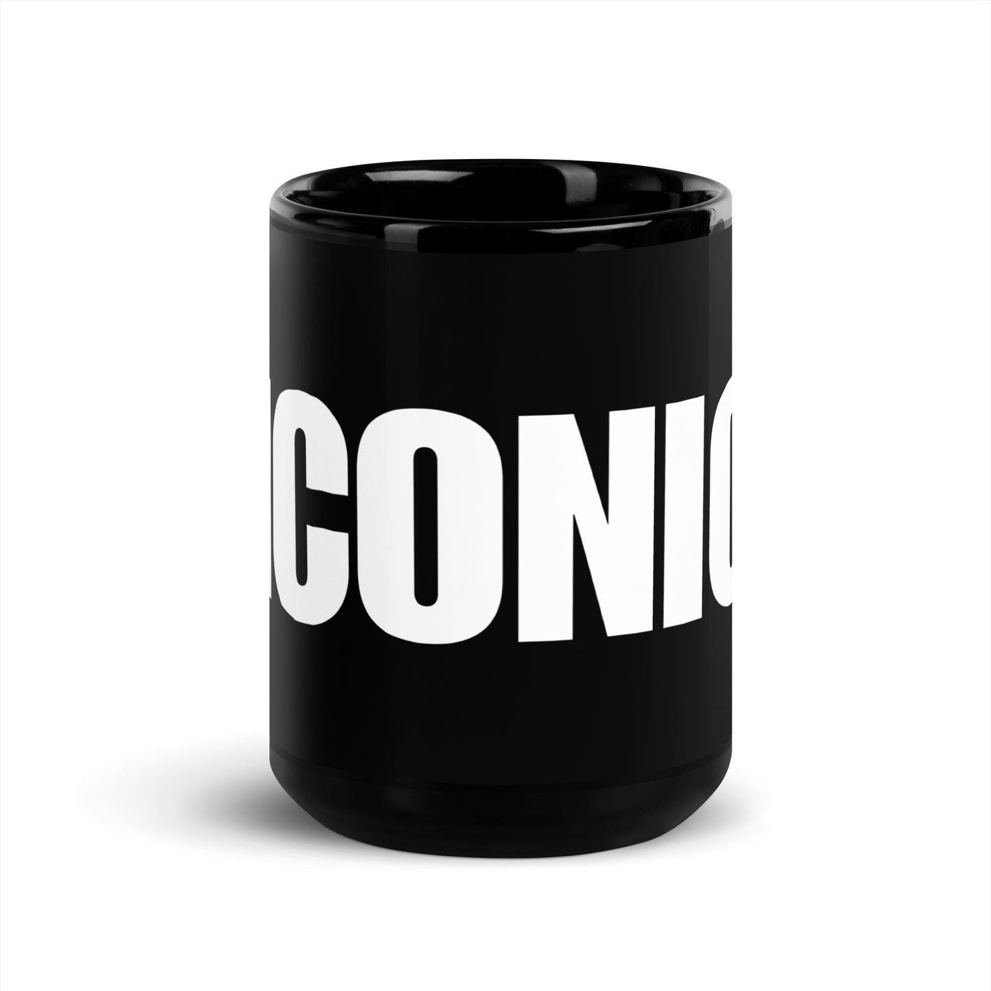 ICONIC Black Glossy Mug