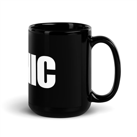 ICONIC Black Glossy Mug