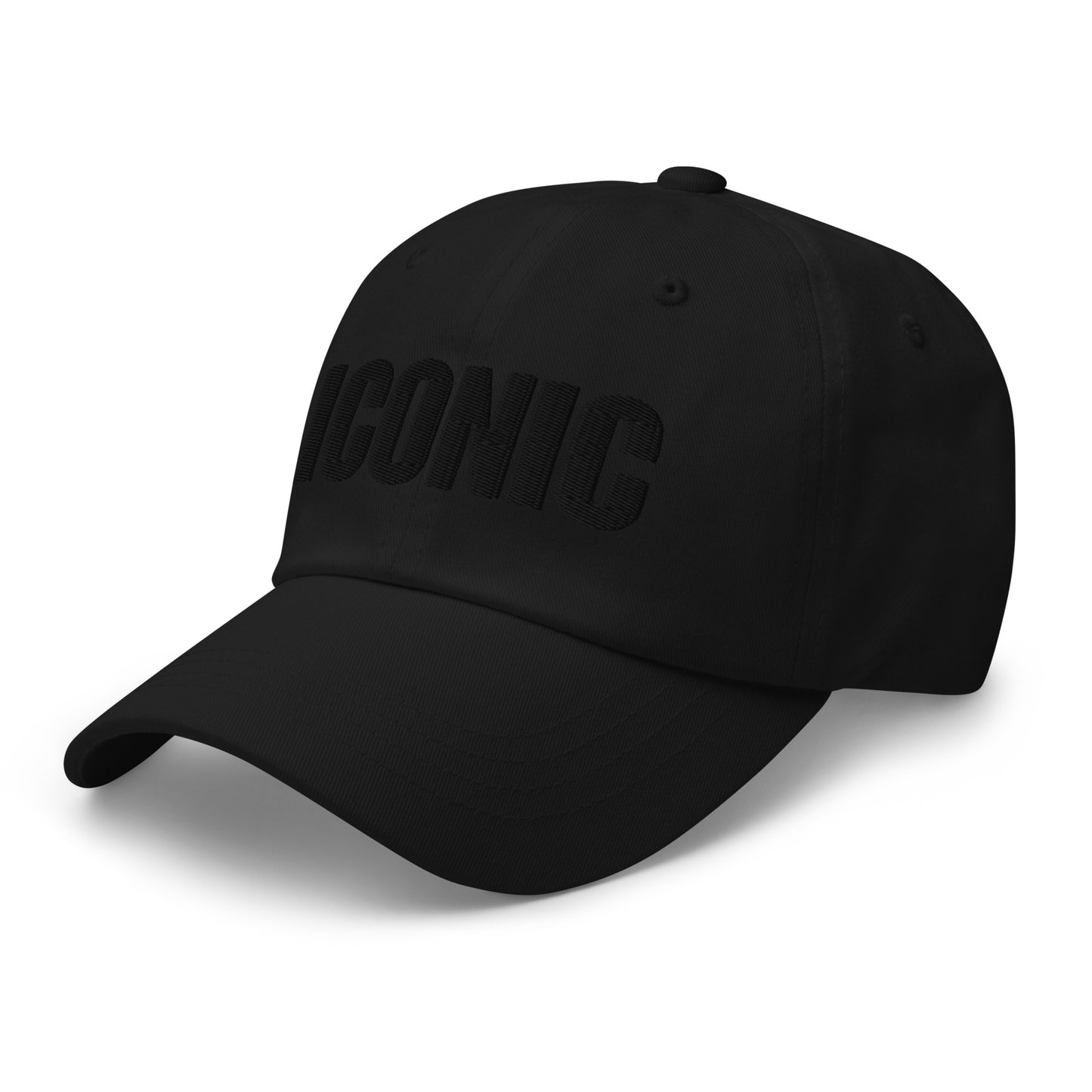 ICONIC Dad hat (Black Stitching)