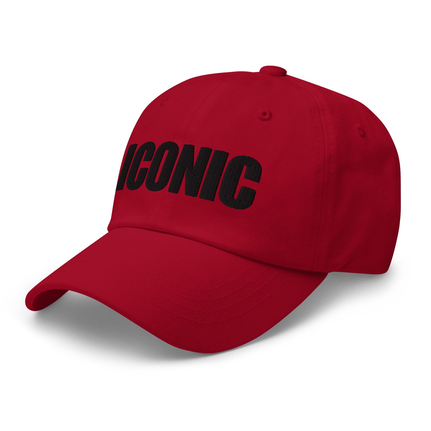 ICONIC Dad hat (Black Stitching)