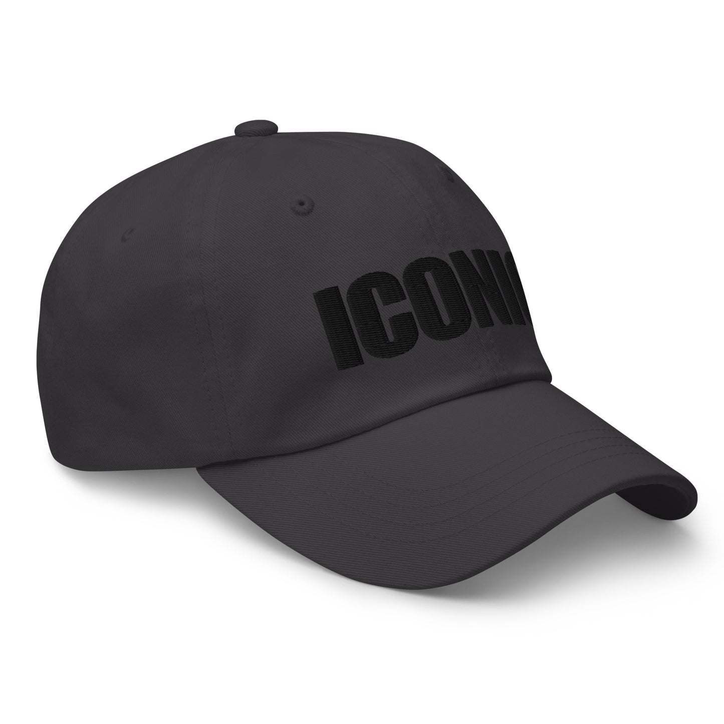 ICONIC Dad hat (Black Stitching)