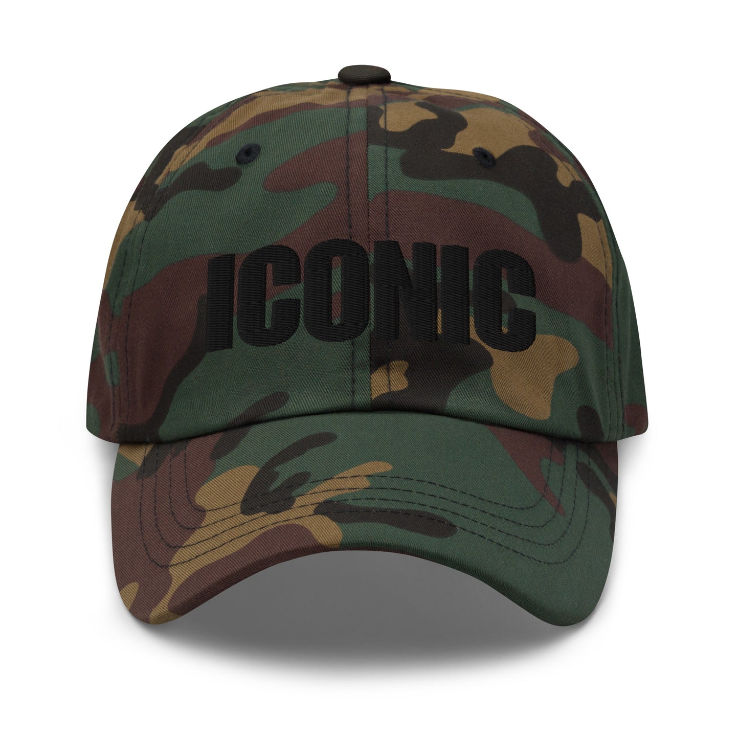 ICONIC Dad hat (Black Stitching)