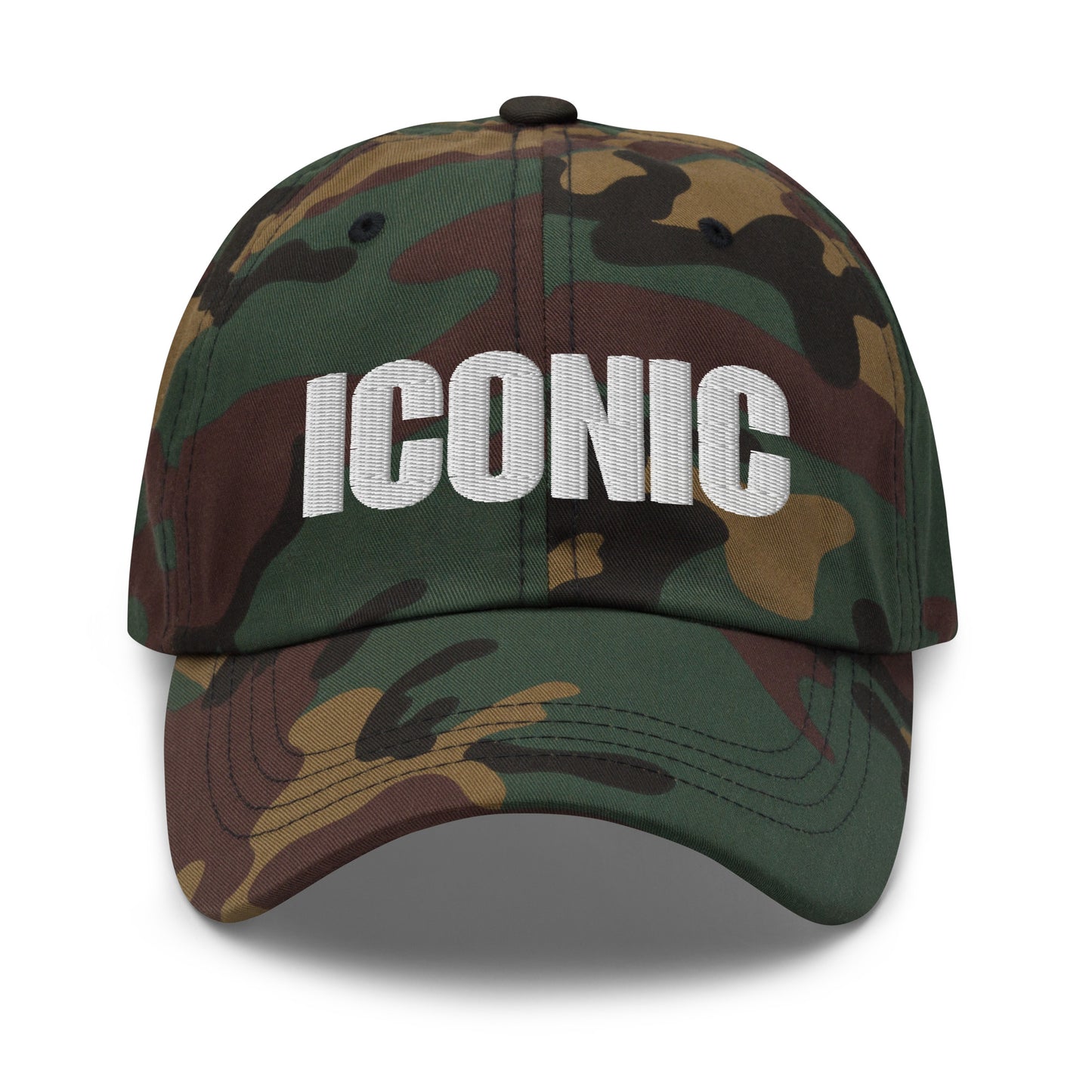 ICONIC Dad hat (White Stitching)