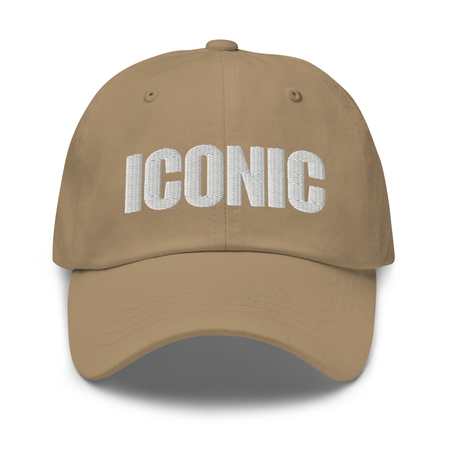 ICONIC Dad hat (White Stitching)