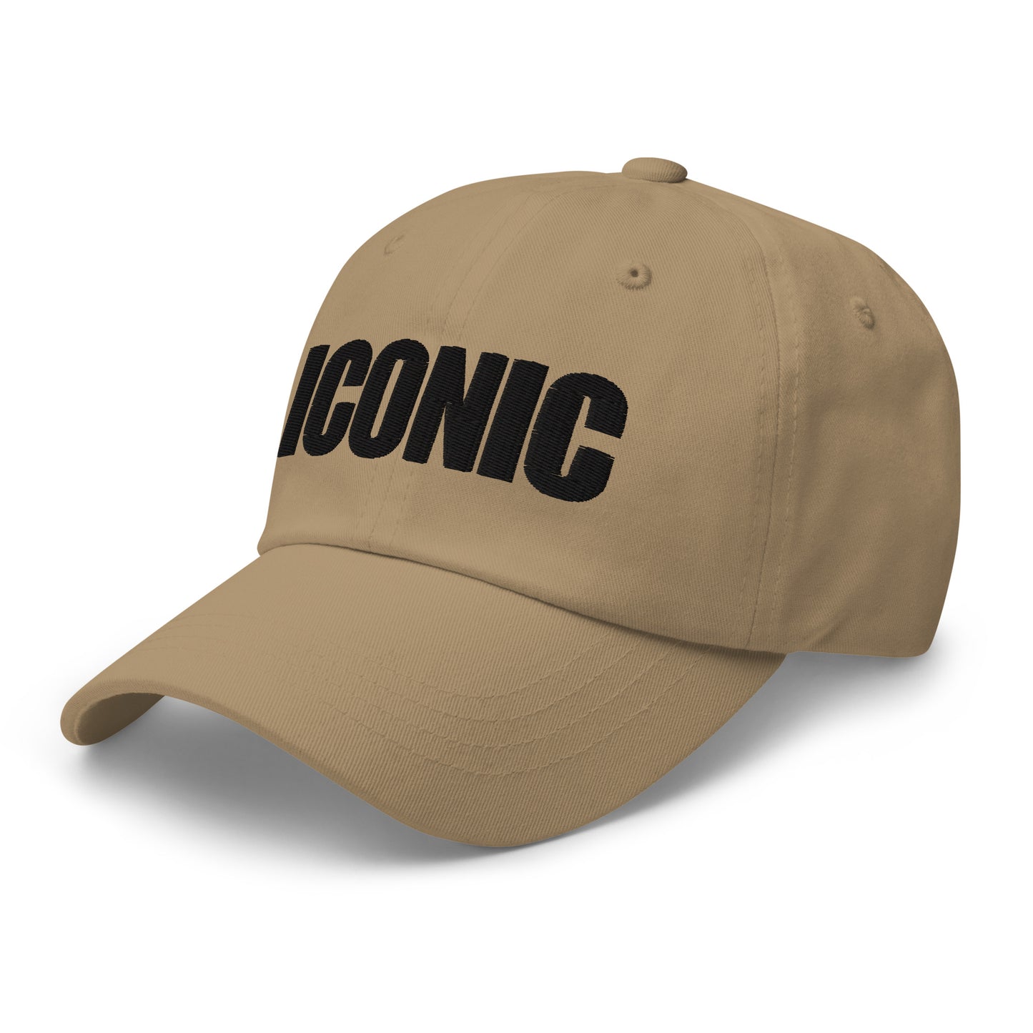 ICONIC Dad hat (Black Stitching)