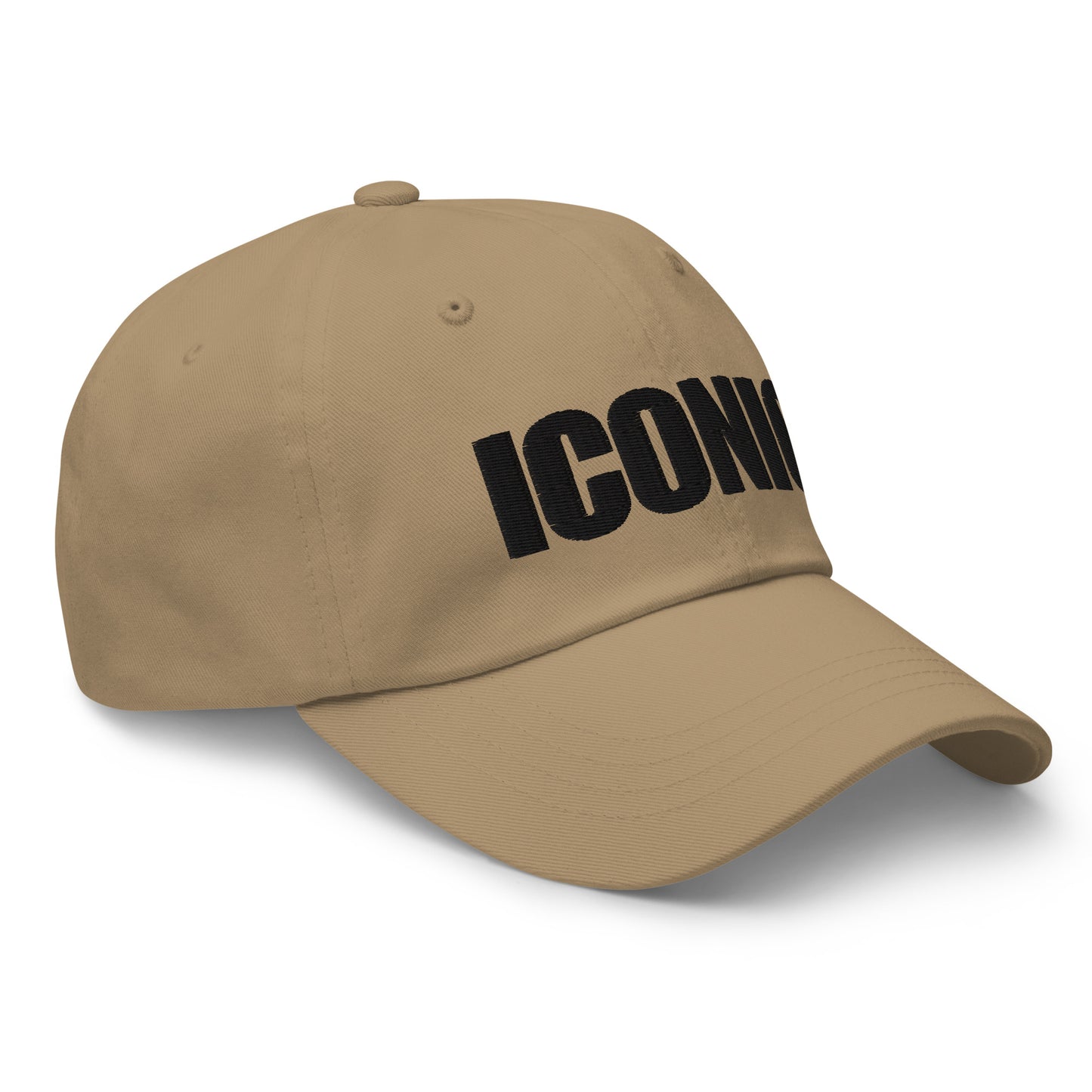 ICONIC Dad hat (Black Stitching)