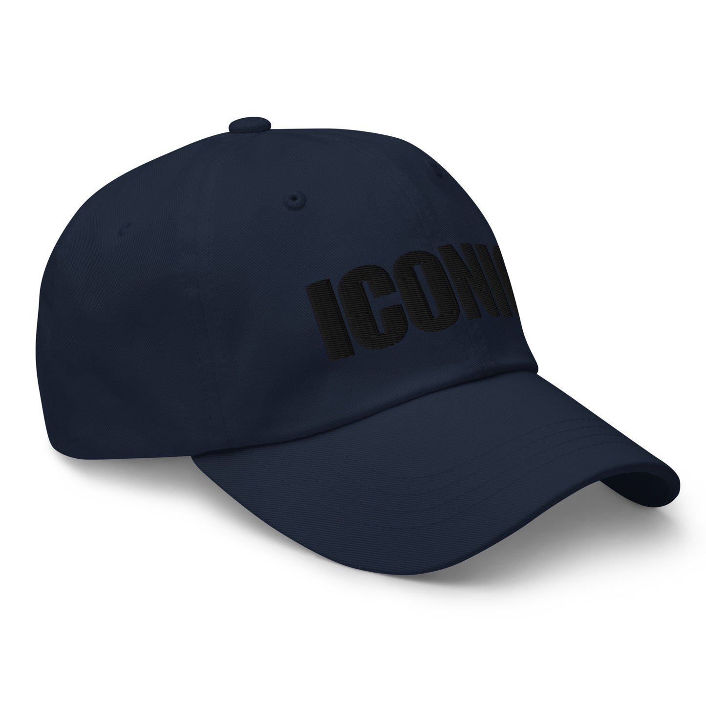 ICONIC Dad hat (Black Stitching)