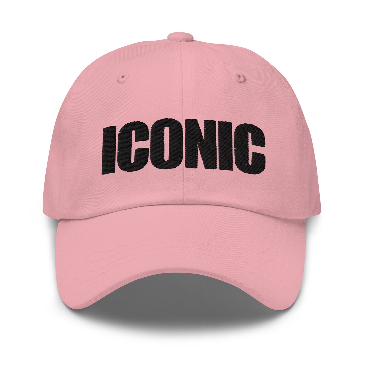 ICONIC Dad hat (Black Stitching)