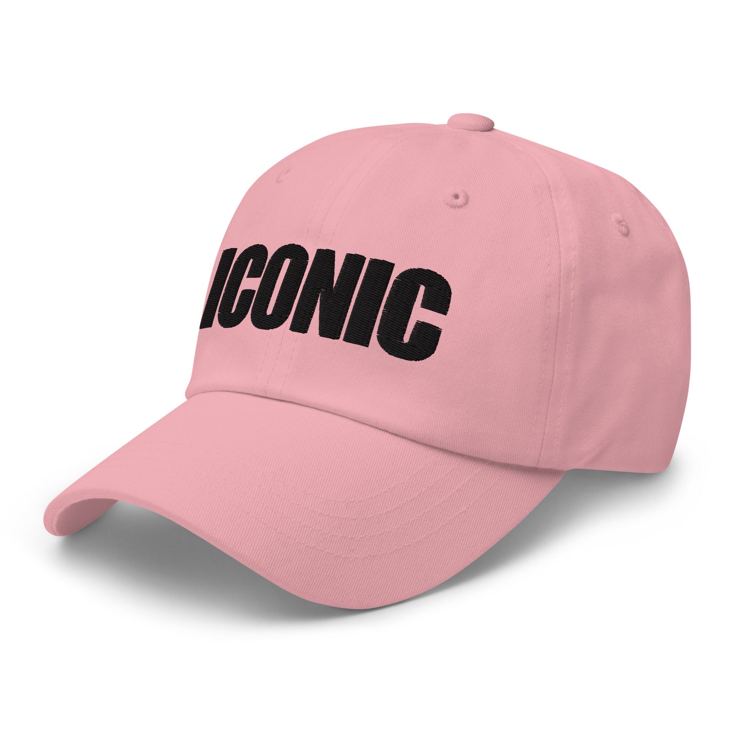 ICONIC Dad hat (Black Stitching)