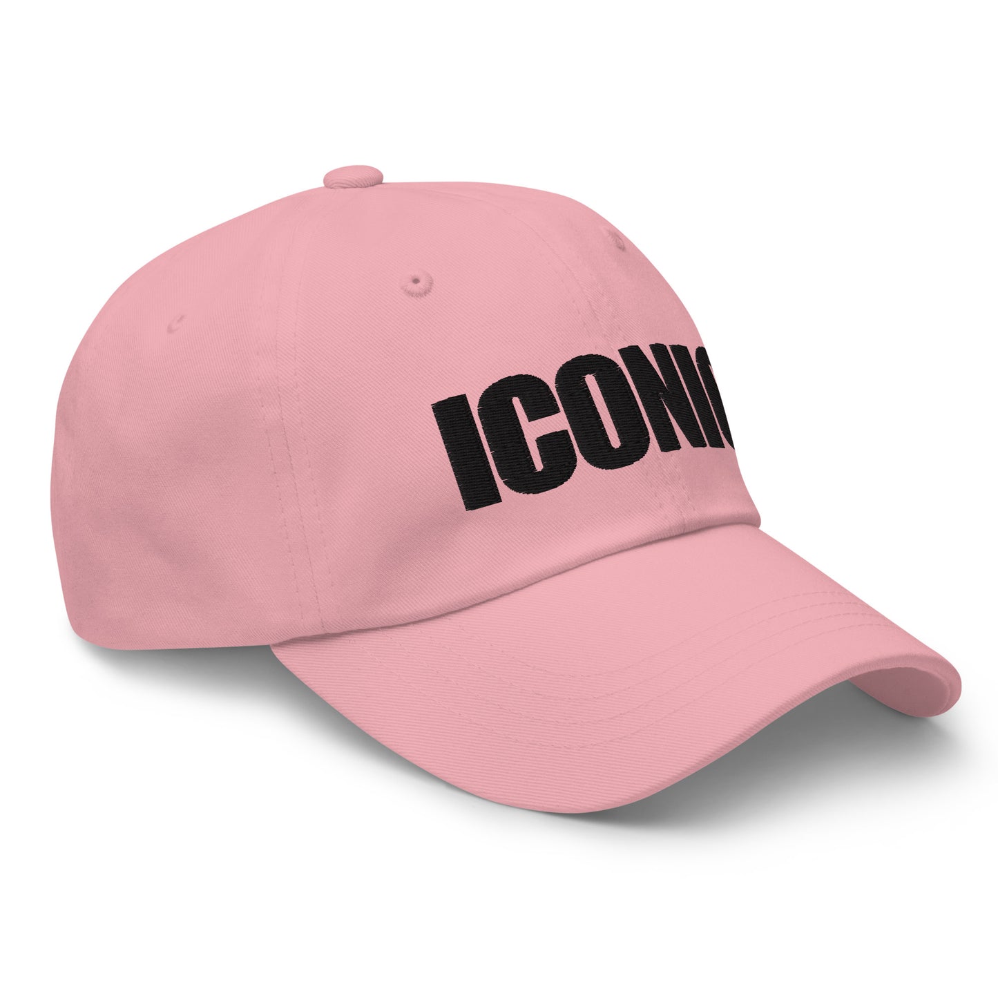 ICONIC Dad hat (Black Stitching)