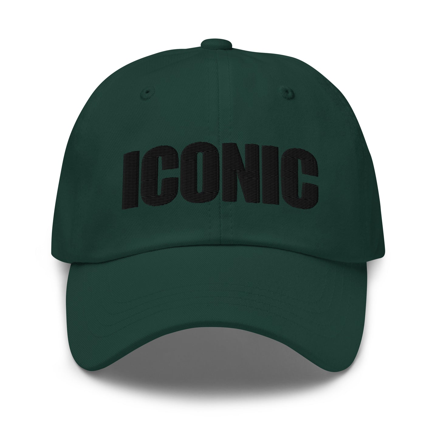 ICONIC Dad hat (Black Stitching)