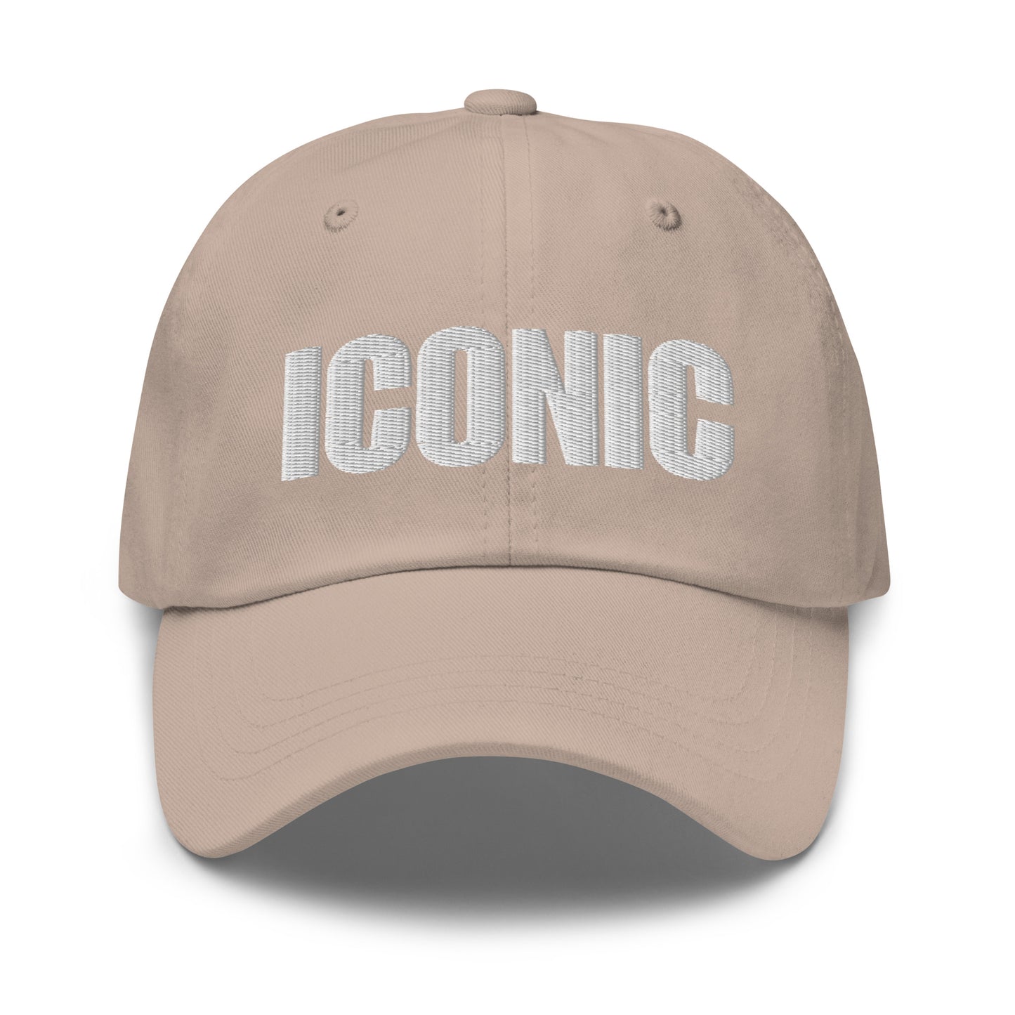 ICONIC Dad hat (White Stitching)