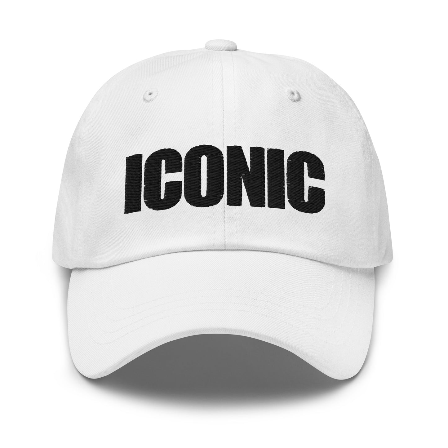 ICONIC Dad hat (Black Stitching)