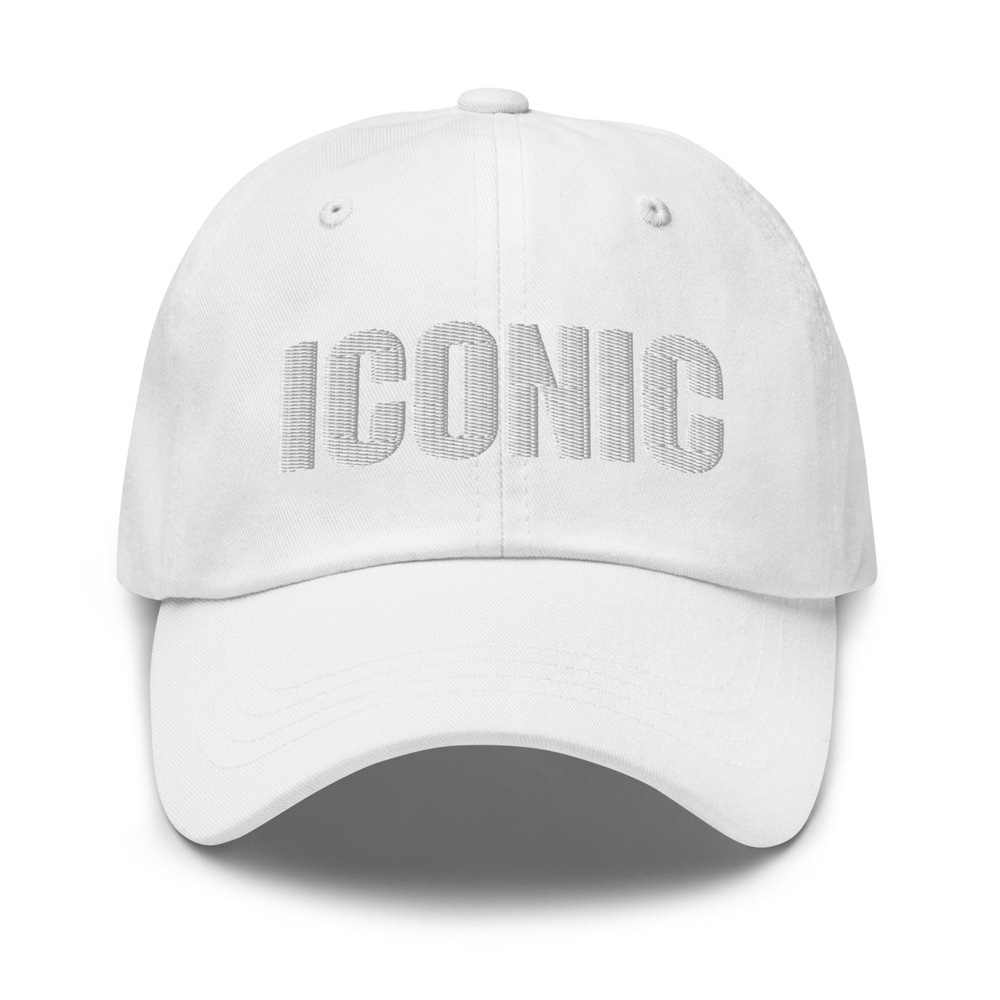 ICONIC Dad hat (White Stitching)