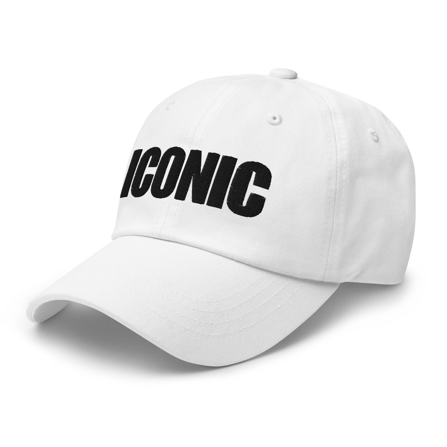 ICONIC Dad hat (Black Stitching)