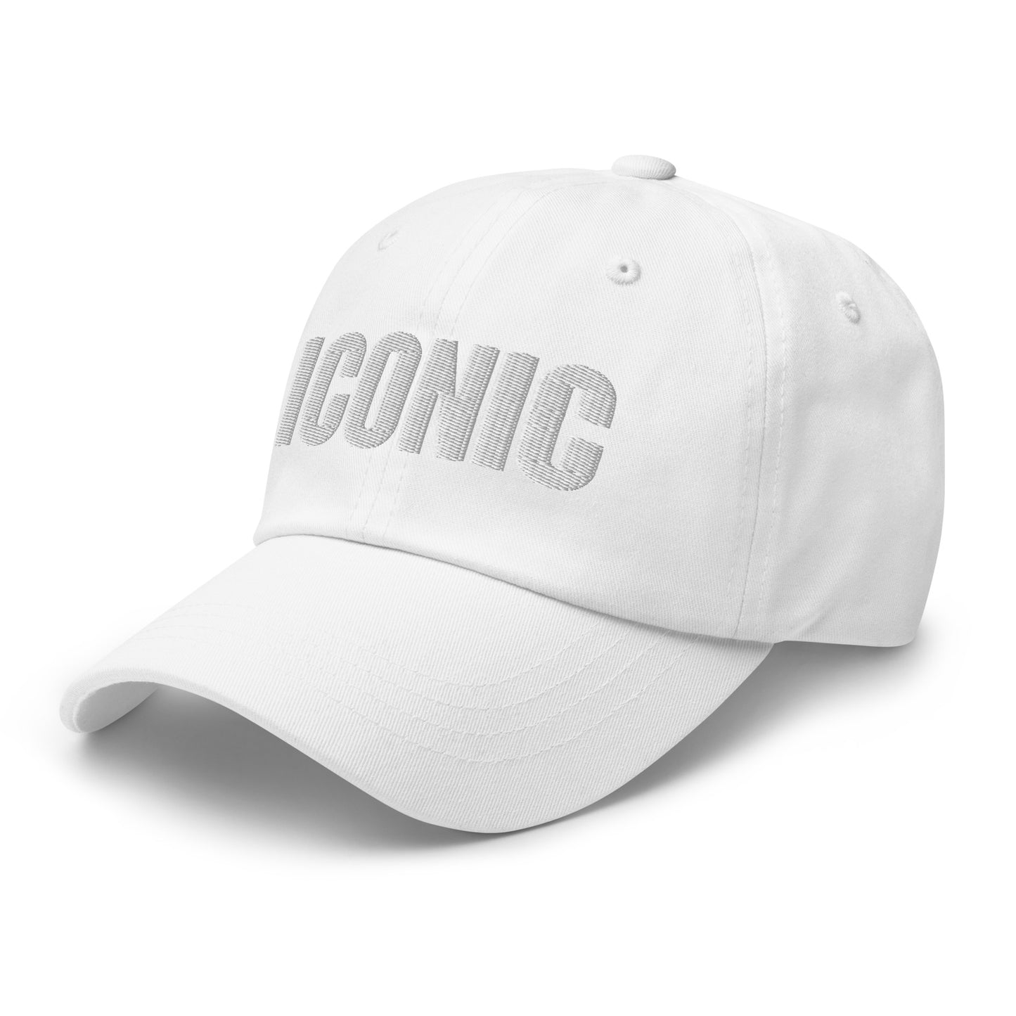 ICONIC Dad hat (White Stitching)