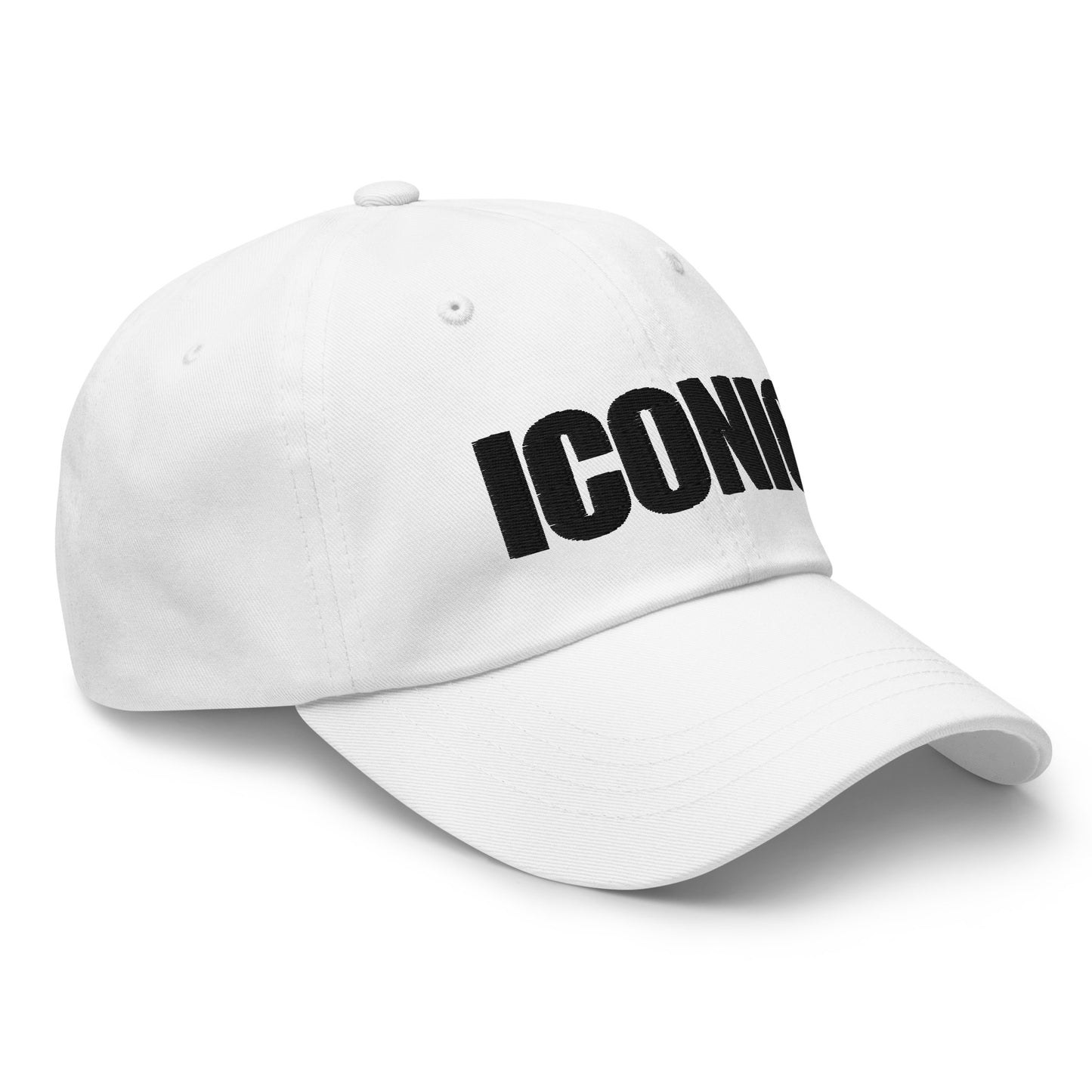 ICONIC Dad hat (Black Stitching)