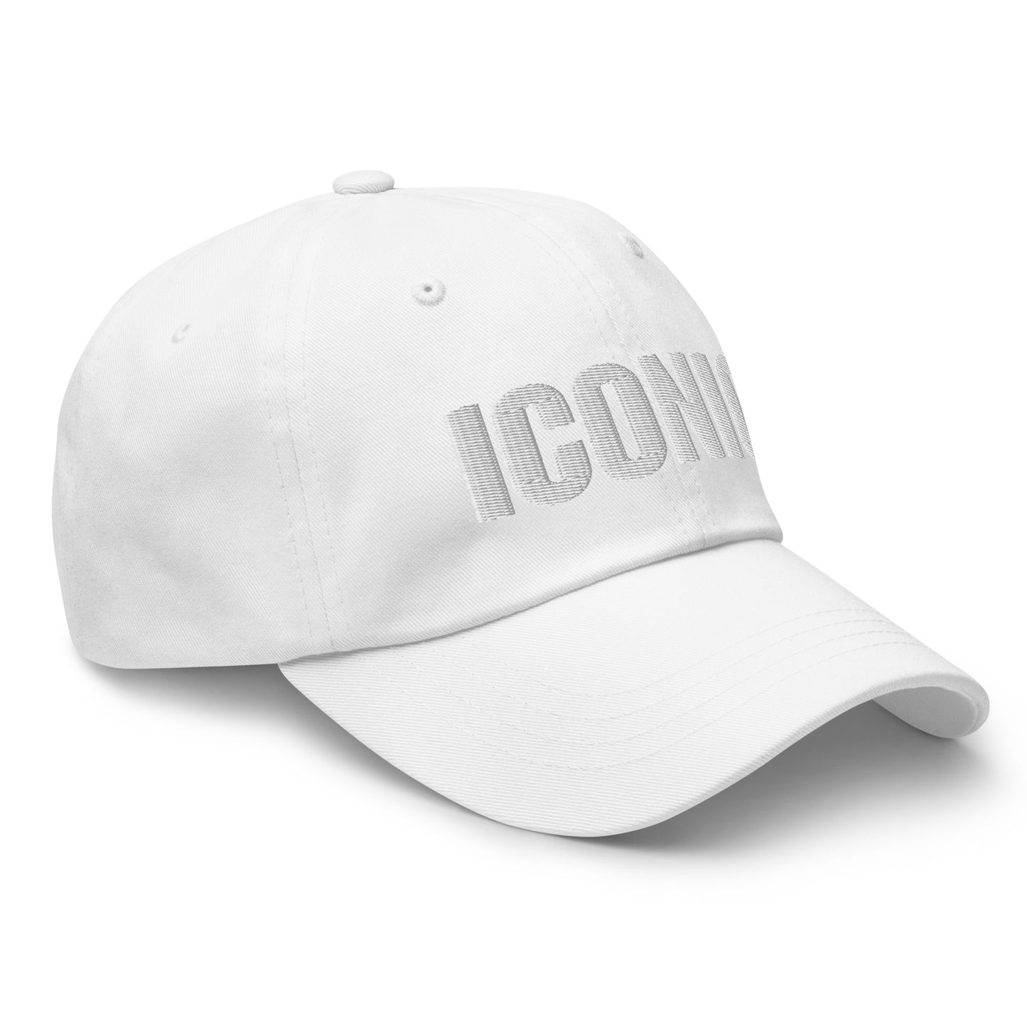 ICONIC Dad hat (White Stitching)