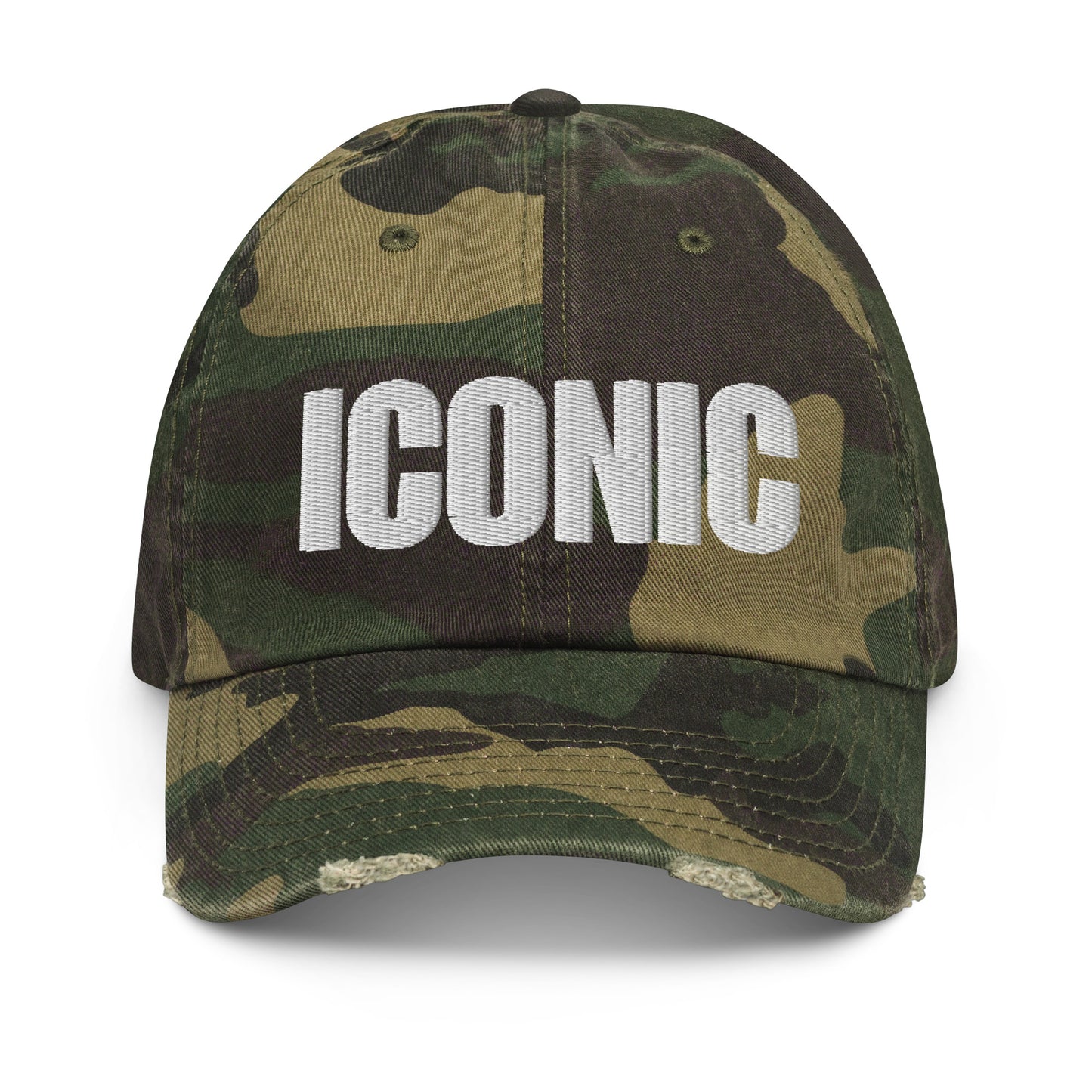 ICONIC Distressed Baseball Cap