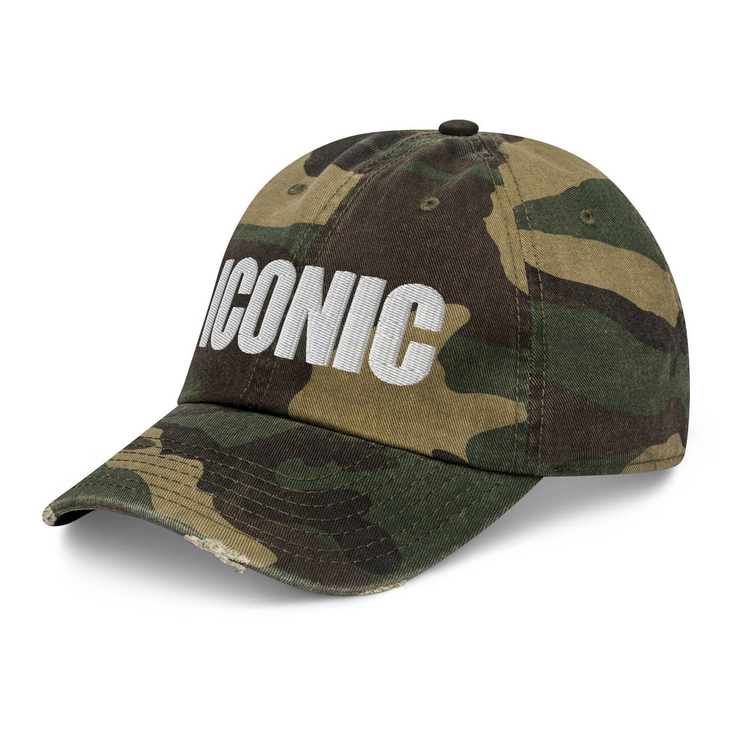 ICONIC Distressed Baseball Cap