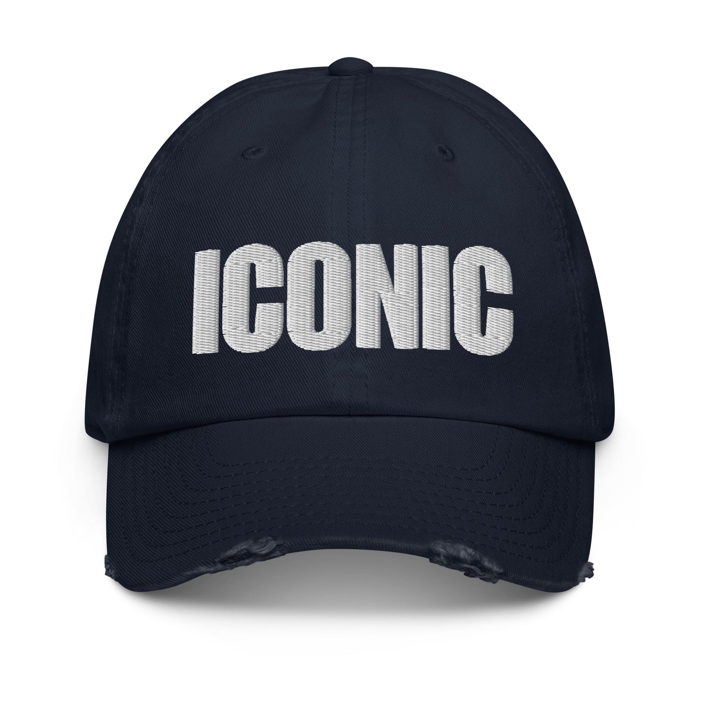 ICONIC Distressed Baseball Cap