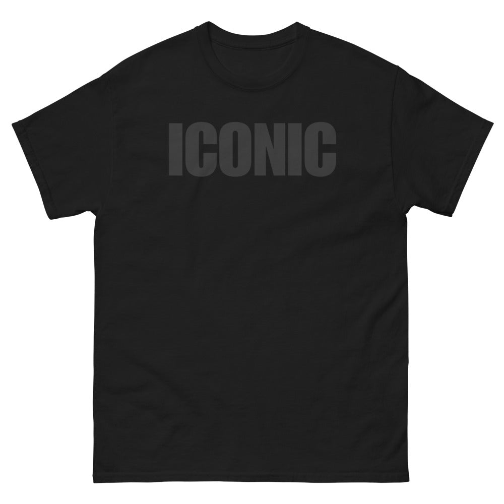 ICONIC Men's HEAVYWEIGHT Tee (Black Logo)