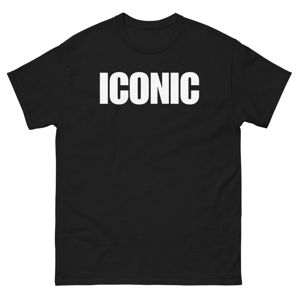 ICONIC Men's HEAVYWEIGHT Tee (White Logo)