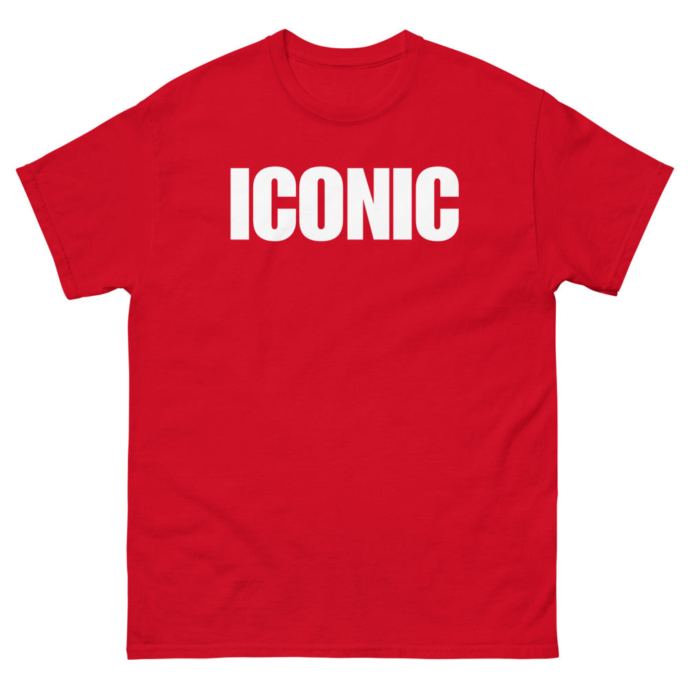 ICONIC Men's HEAVYWEIGHT Tee (White Logo)