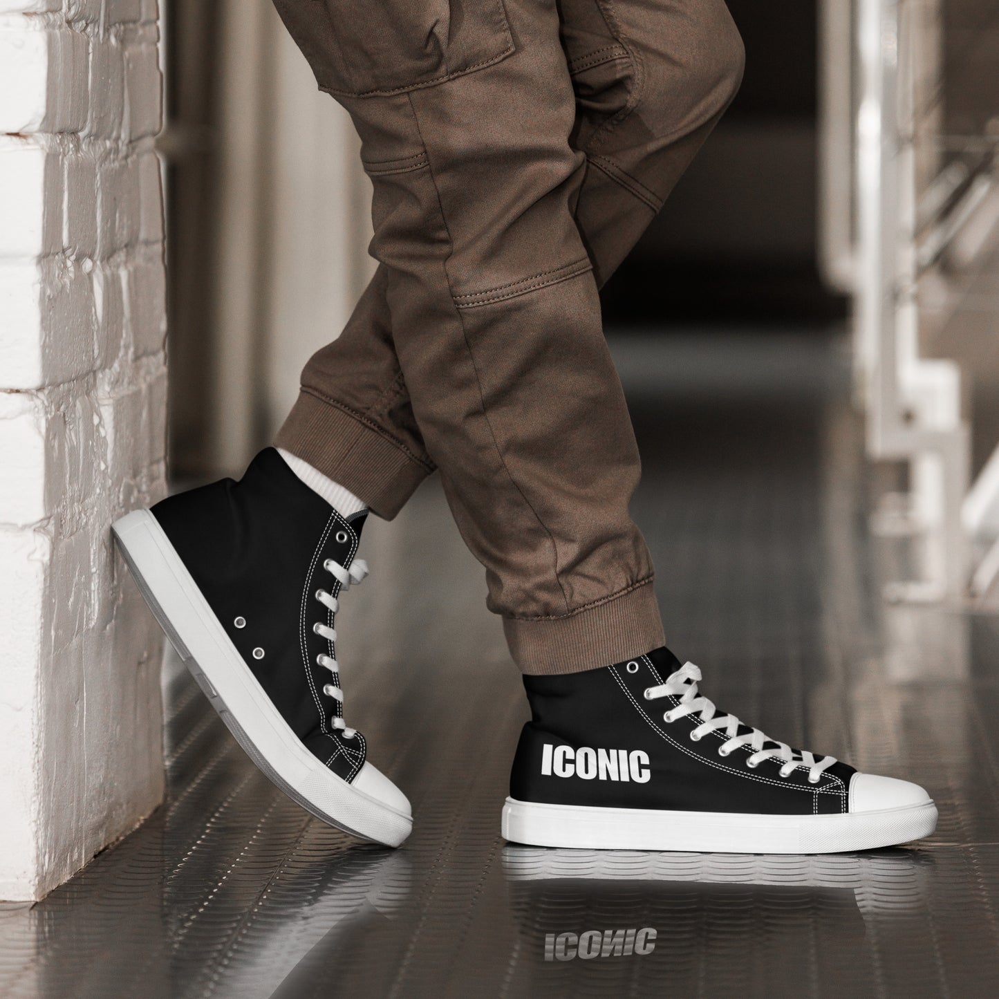 ICONIC Classic Men’s High Top Canvas Shoes