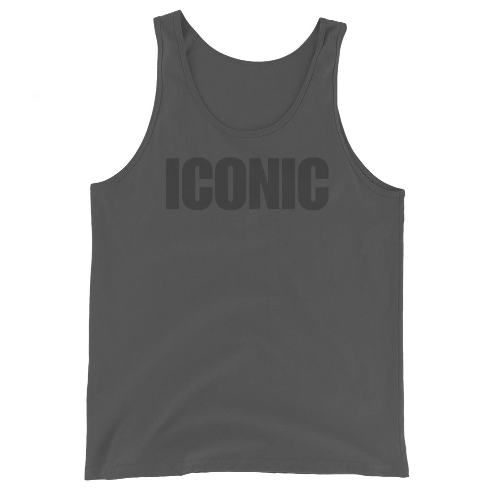 ICONIC Unisex Tank Top (Black Logo)