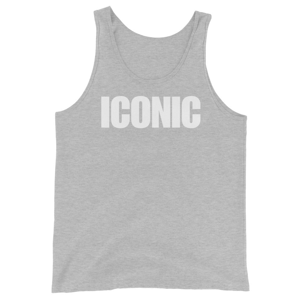 ICONIC Unisex Tank Top (White Logo)