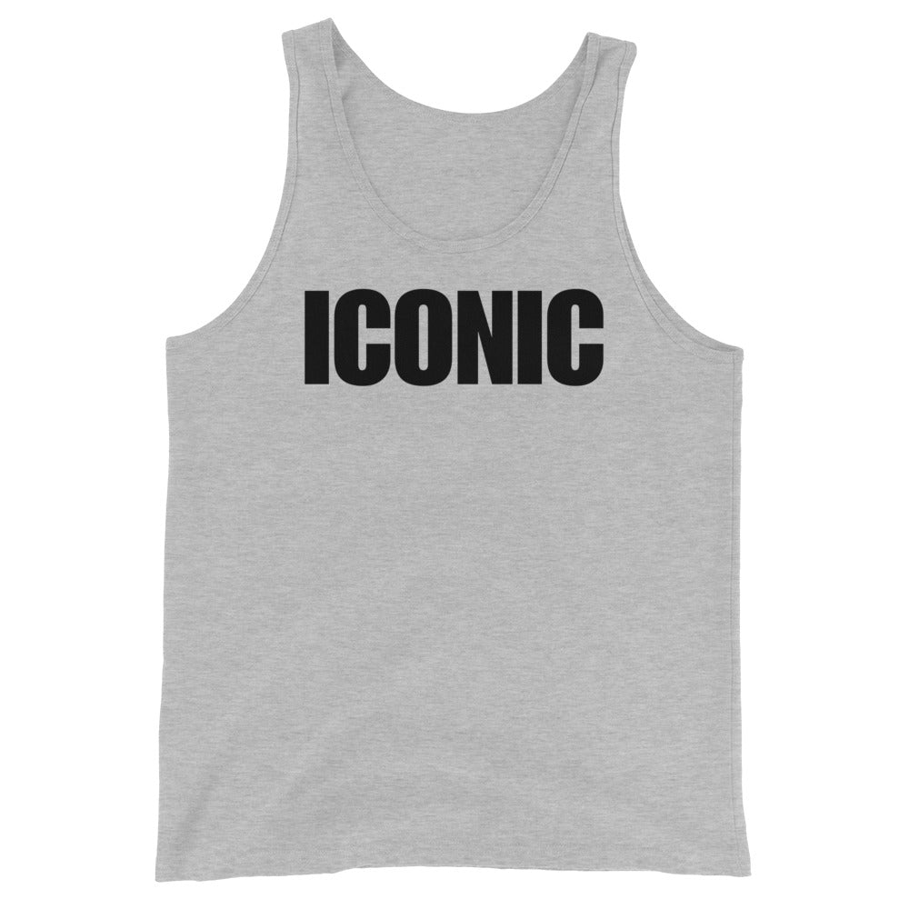 ICONIC Unisex Tank Top (Black Logo)