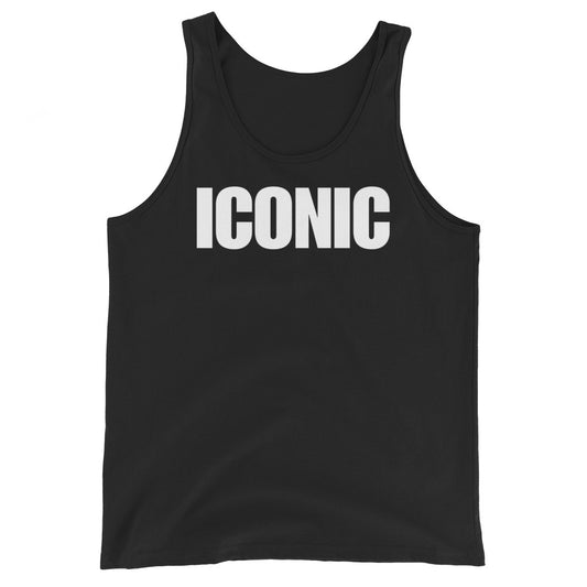 ICONIC Unisex Tank Top (White Logo)