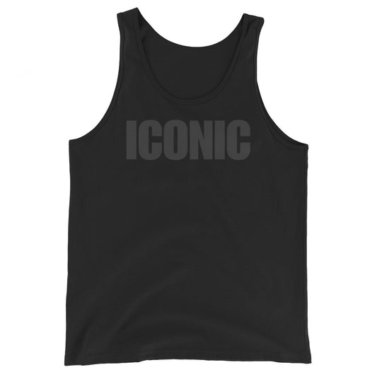 ICONIC Unisex Tank Top (Black Logo)