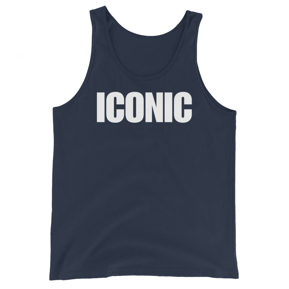 ICONIC Unisex Tank Top (White Logo)